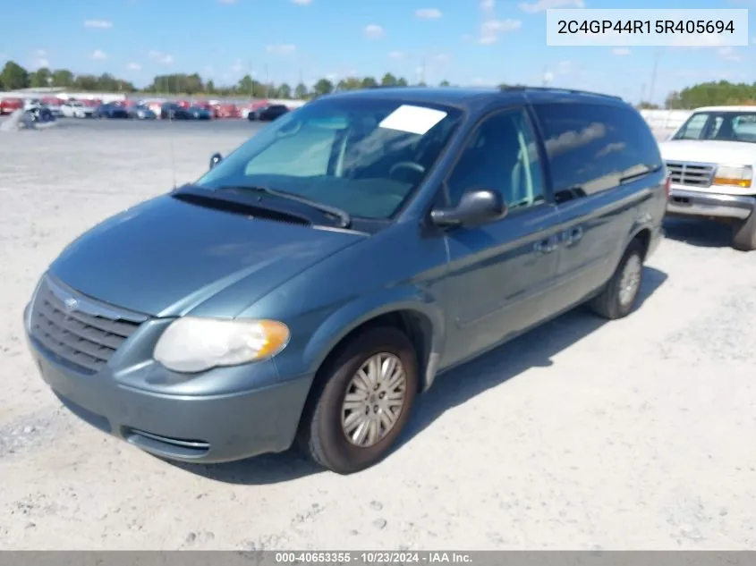 2005 Chrysler Town & Country Lx VIN: 2C4GP44R15R405694 Lot: 40653355