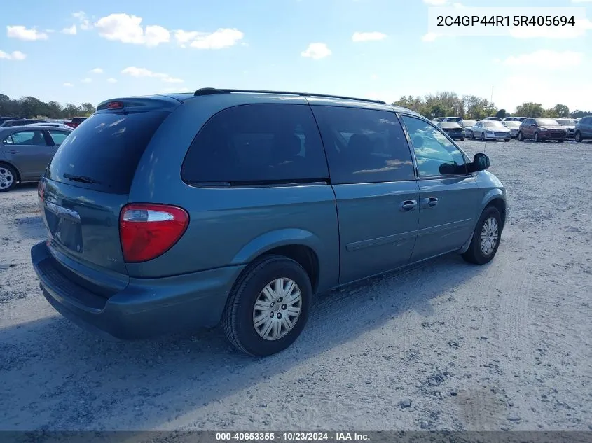 2005 Chrysler Town & Country Lx VIN: 2C4GP44R15R405694 Lot: 40653355