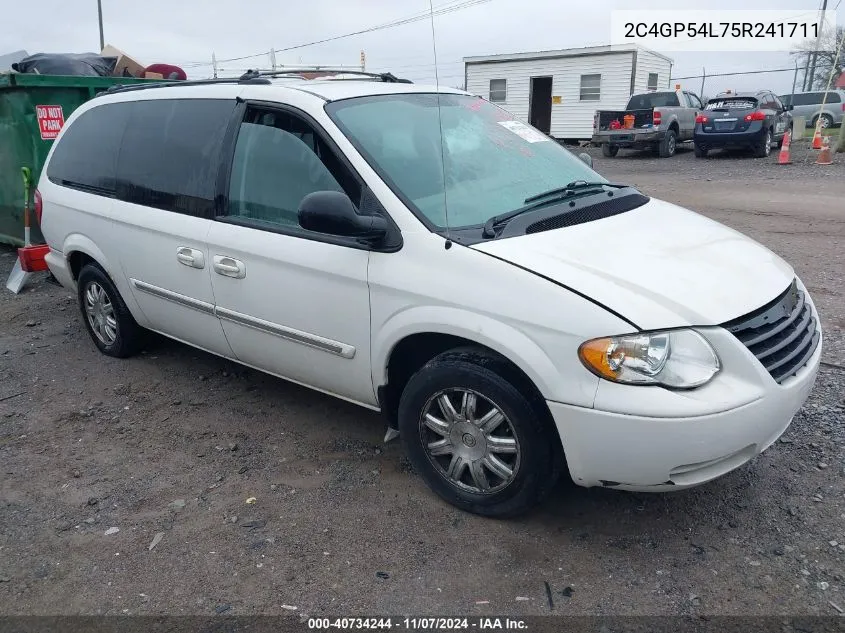 2005 Chrysler Town & Country Touring VIN: 2C4GP54L75R241711 Lot: 40734244