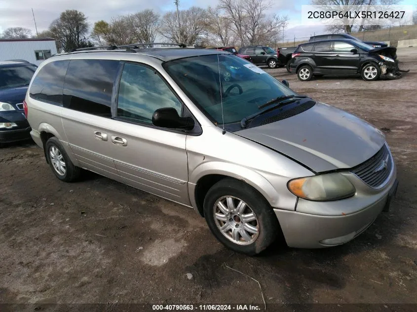 2005 Chrysler Town & Country Limited VIN: 2C8GP64LX5R126427 Lot: 40790563