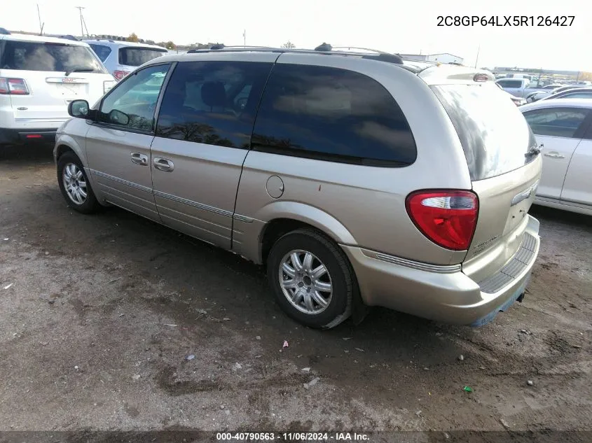 2005 Chrysler Town & Country Limited VIN: 2C8GP64LX5R126427 Lot: 40790563