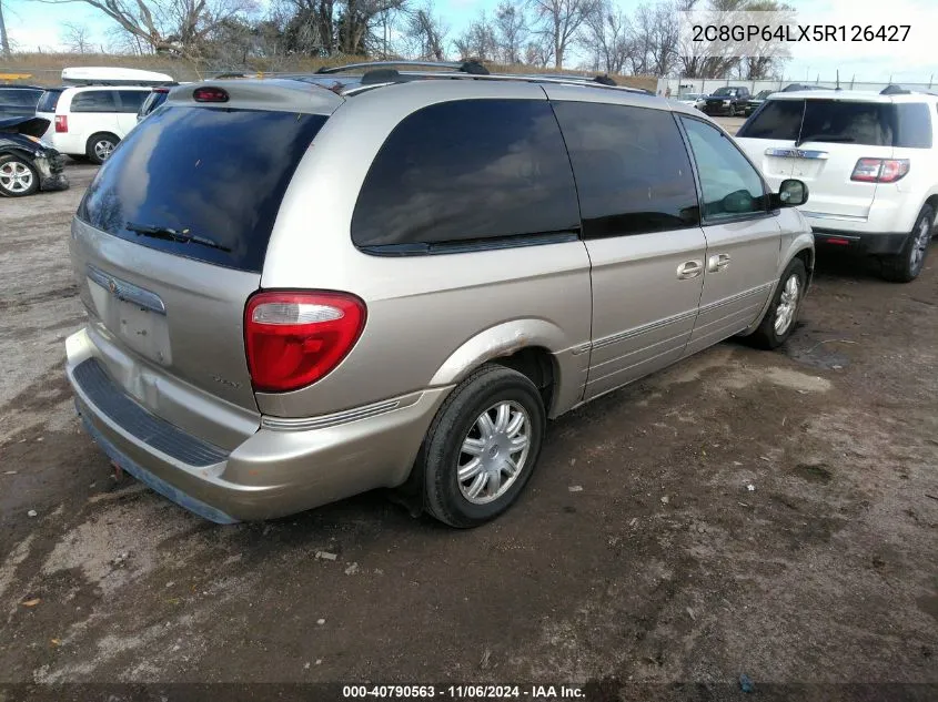 2005 Chrysler Town & Country Limited VIN: 2C8GP64LX5R126427 Lot: 40790563