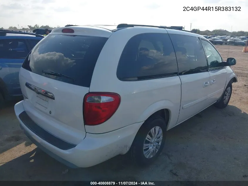 2005 Chrysler Town & Country Lx VIN: 2C4GP44R15R383132 Lot: 40808879