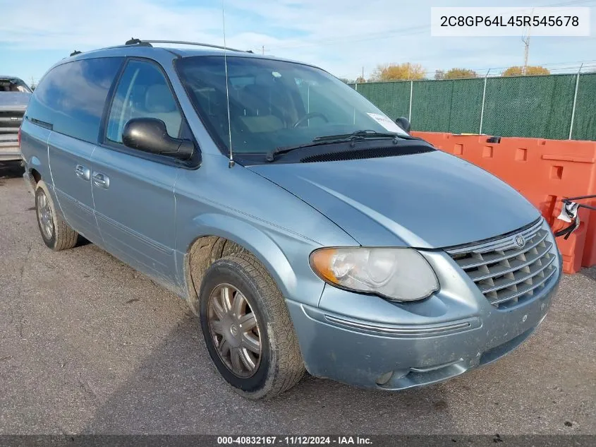 2005 Chrysler Town & Country Limited VIN: 2C8GP64L45R545678 Lot: 40832167