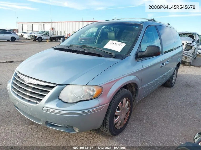 2005 Chrysler Town & Country Limited VIN: 2C8GP64L45R545678 Lot: 40832167