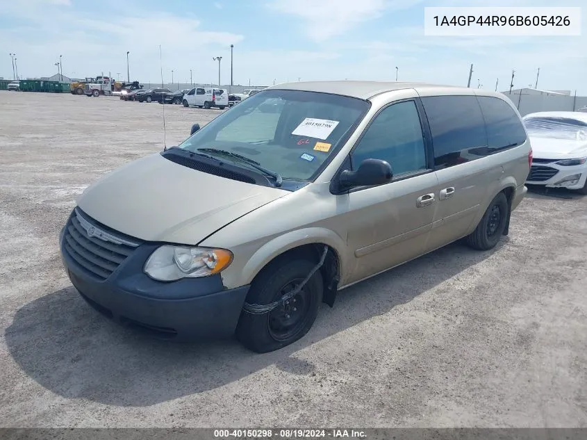 2006 Chrysler Town & Country Lx VIN: 1A4GP44R96B605426 Lot: 40150298