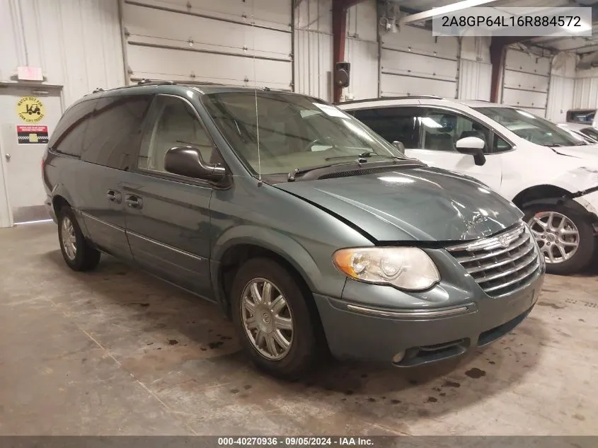 2006 Chrysler Town & Country Limited VIN: 2A8GP64L16R884572 Lot: 40270936