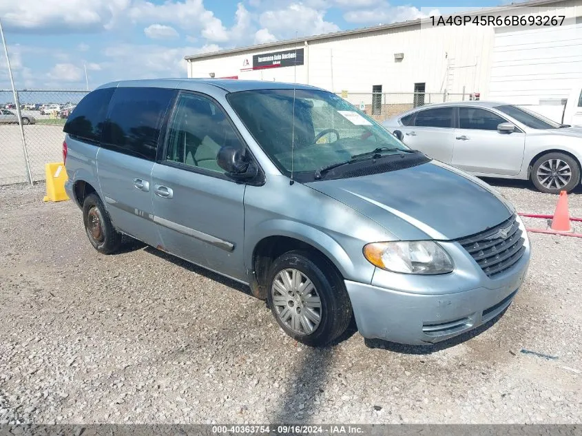 2006 Chrysler Town & Country VIN: 1A4GP45R66B693267 Lot: 40363754