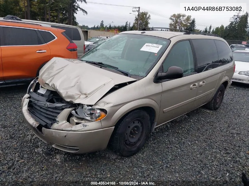 2006 Chrysler Town & Country Lx VIN: 1A4GP44R86B753082 Lot: 40534168