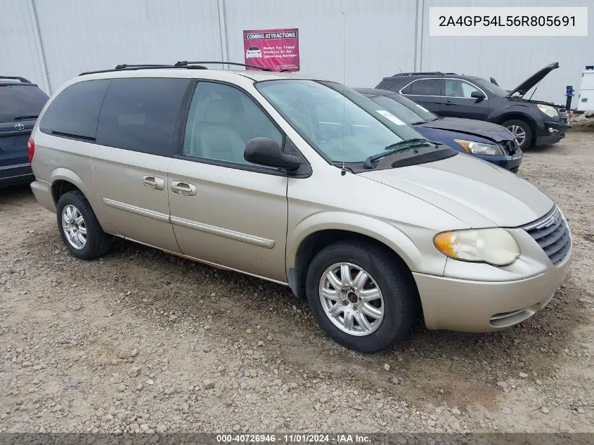 2006 Chrysler Town & Country Touring VIN: 2A4GP54L56R805691 Lot: 40726946