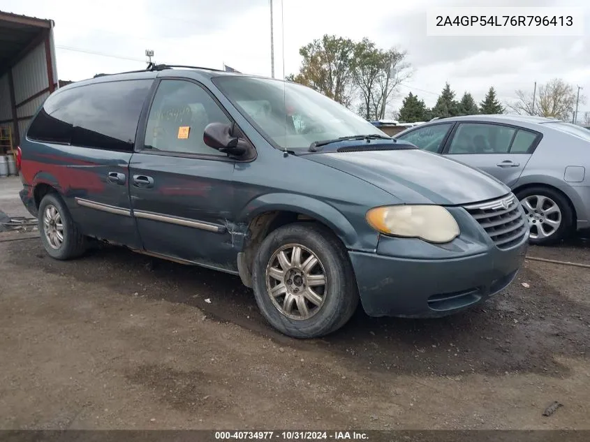 2006 Chrysler Town & Country Touring VIN: 2A4GP54L76R796413 Lot: 40734977