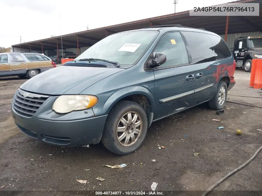 2006 Chrysler Town & Country Touring VIN: 2A4GP54L76R796413 Lot: 40734977