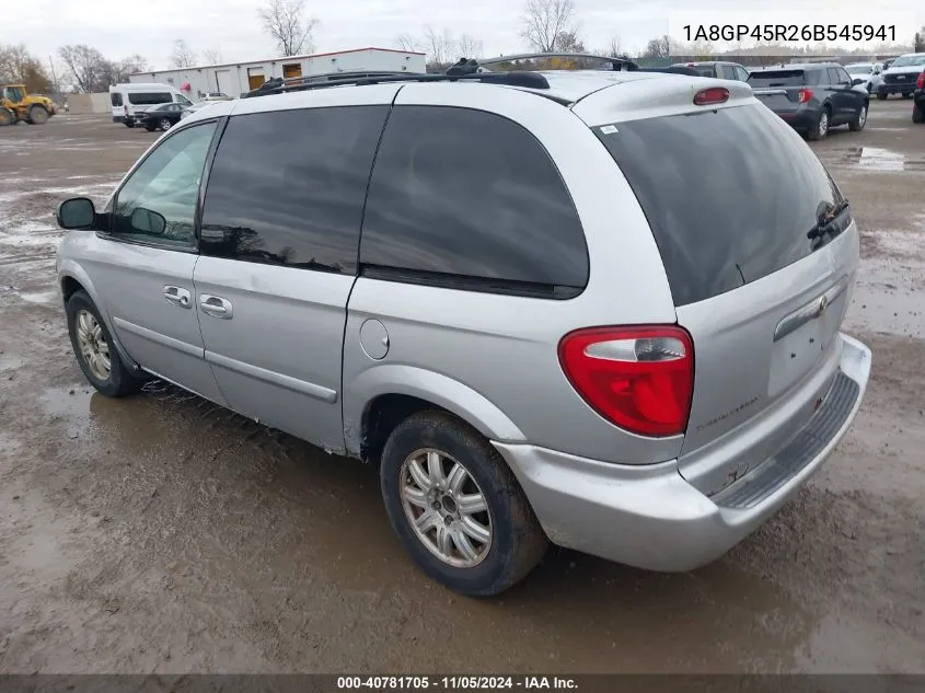 2006 Chrysler Town & Country VIN: 1A8GP45R26B545941 Lot: 40781705