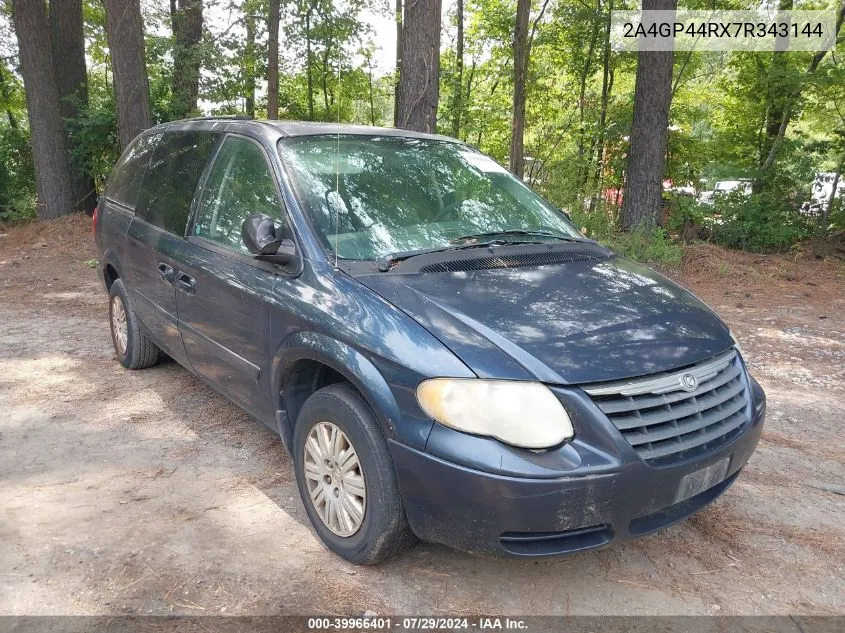 2007 Chrysler Town & Country Lx VIN: 2A4GP44RX7R343144 Lot: 39966401