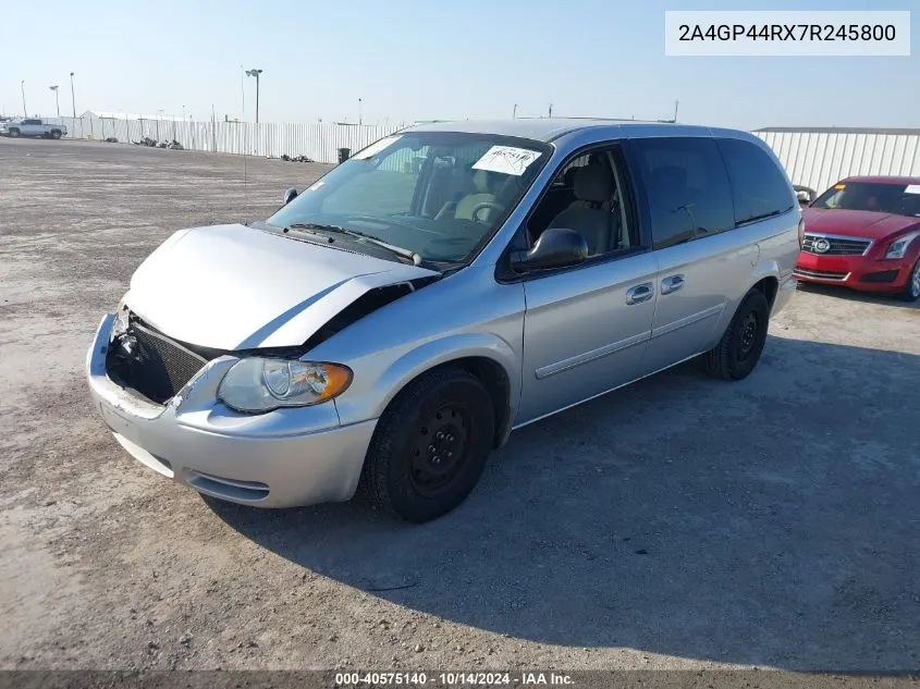 2007 Chrysler Town & Country Lx VIN: 2A4GP44RX7R245800 Lot: 40575140