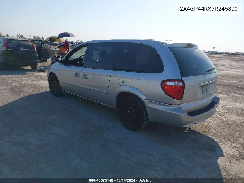 2007 Chrysler Town & Country Lx VIN: 2A4GP44RX7R245800 Lot: 40575140