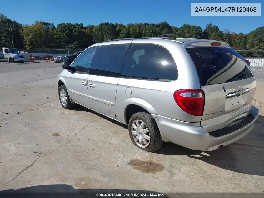 2007 Chrysler Town & Country Touring VIN: 2A4GP54L47R120468 Lot: 40613606