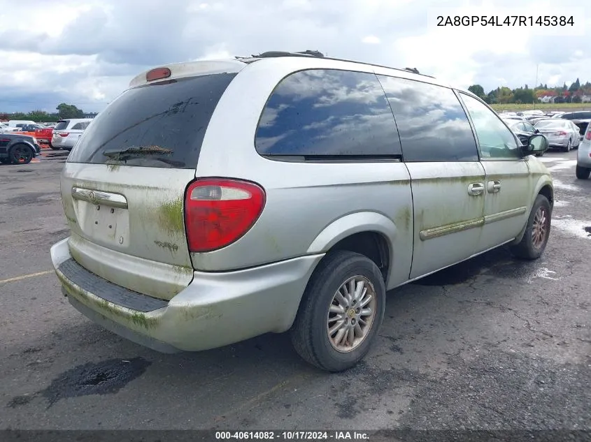 2007 Chrysler Town & Country Touring VIN: 2A8GP54L47R145384 Lot: 40614082