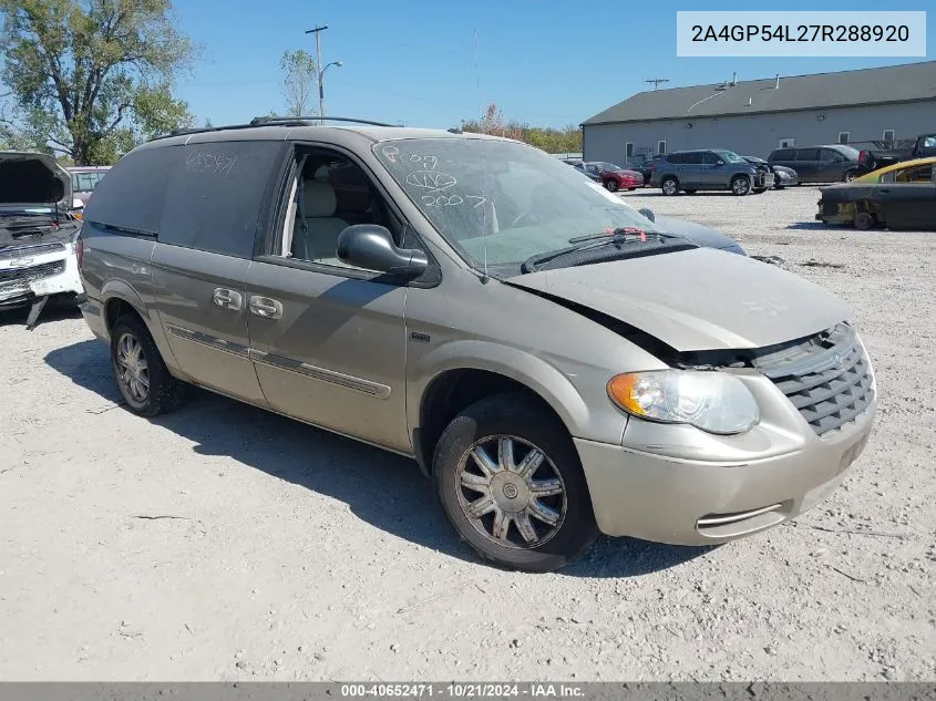 2007 Chrysler Town & Country Touring VIN: 2A4GP54L27R288920 Lot: 40652471