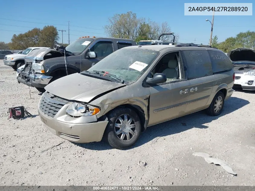 2007 Chrysler Town & Country Touring VIN: 2A4GP54L27R288920 Lot: 40652471