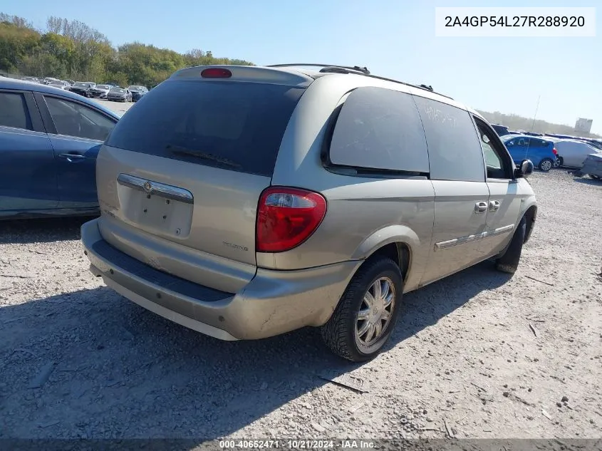 2007 Chrysler Town & Country Touring VIN: 2A4GP54L27R288920 Lot: 40652471