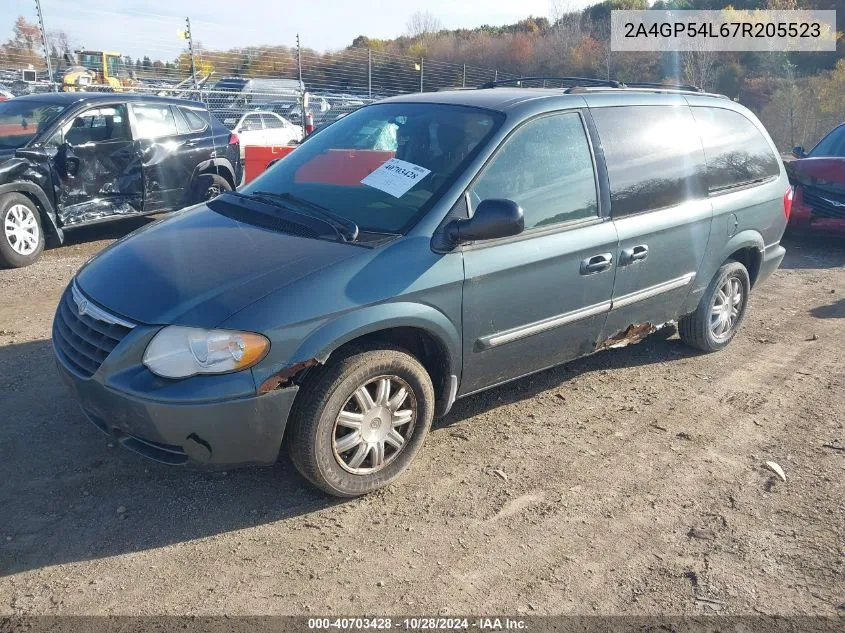 2A4GP54L67R205523 2007 Chrysler Town & Country Touring