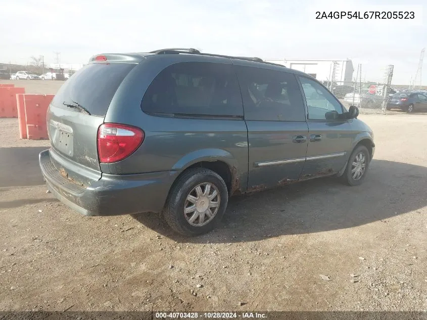 2A4GP54L67R205523 2007 Chrysler Town & Country Touring