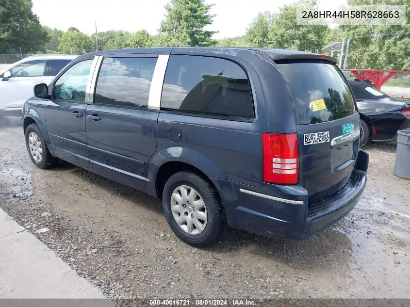 2A8HR44H58R628663 2008 Chrysler Town & Country Lx