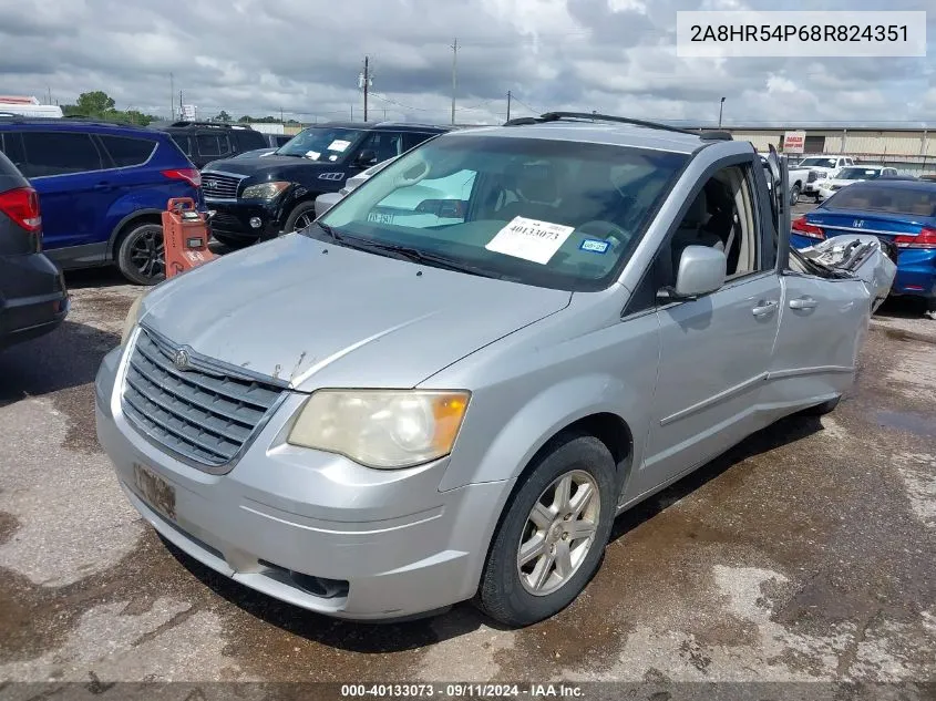 2008 Chrysler Town & Country Touring VIN: 2A8HR54P68R824351 Lot: 40133073