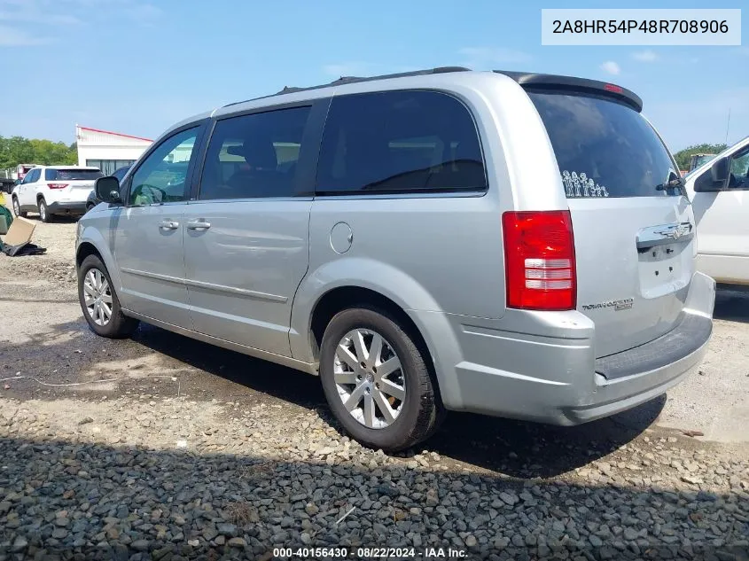 2008 Chrysler Town & Country Touring VIN: 2A8HR54P48R708906 Lot: 40156430