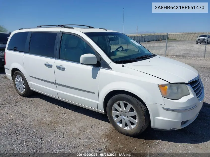 2008 Chrysler Town & Country Limited VIN: 2A8HR64X18R661470 Lot: 40209333