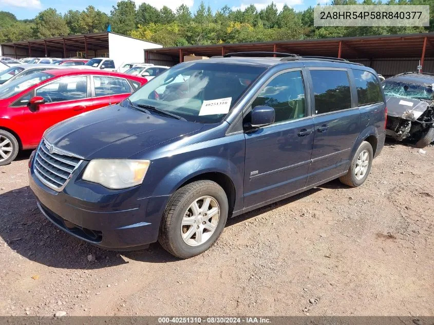 2A8HR54P58R840377 2008 Chrysler Town & Country Touring