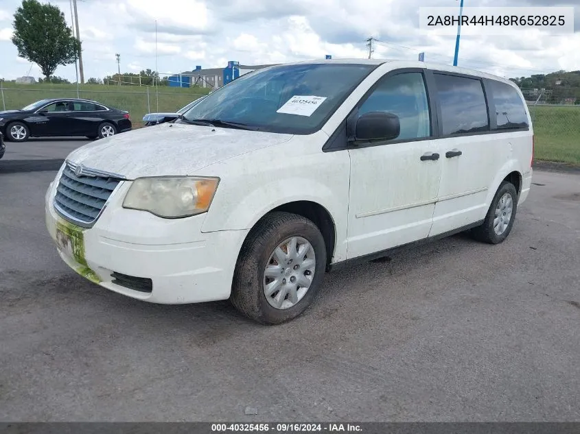 2008 Chrysler Town & Country Lx VIN: 2A8HR44H48R652825 Lot: 40325456