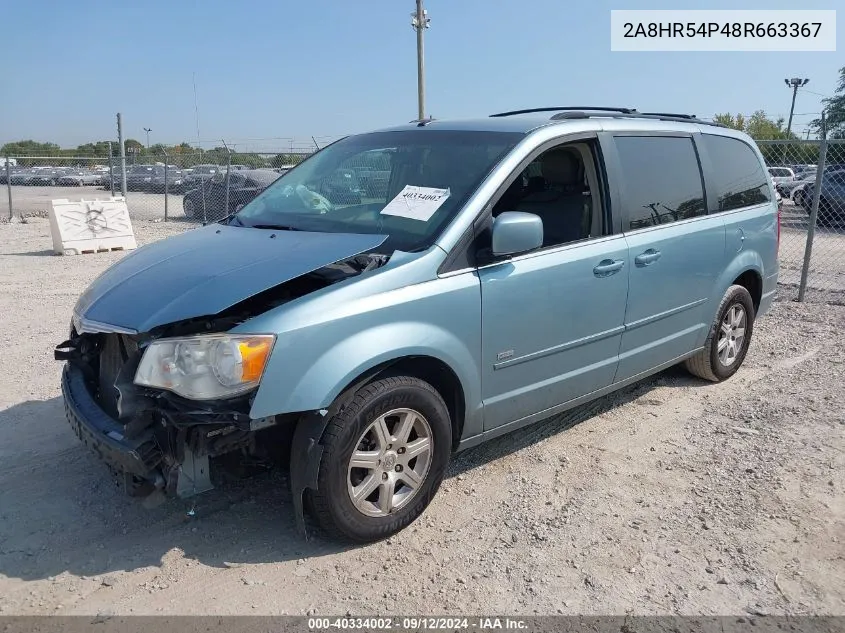 2A8HR54P48R663367 2008 Chrysler Town & Country Touring