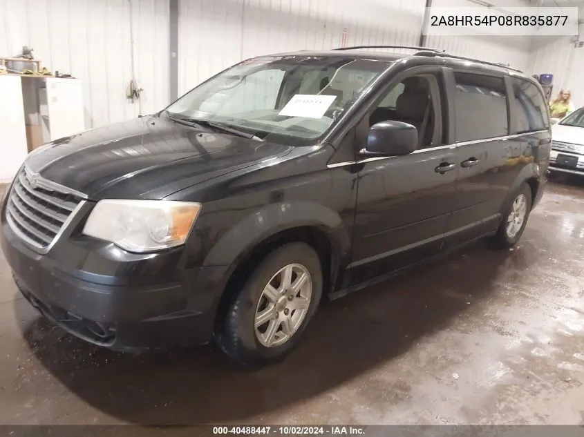 2008 Chrysler Town & Country Touring VIN: 2A8HR54P08R835877 Lot: 40488447