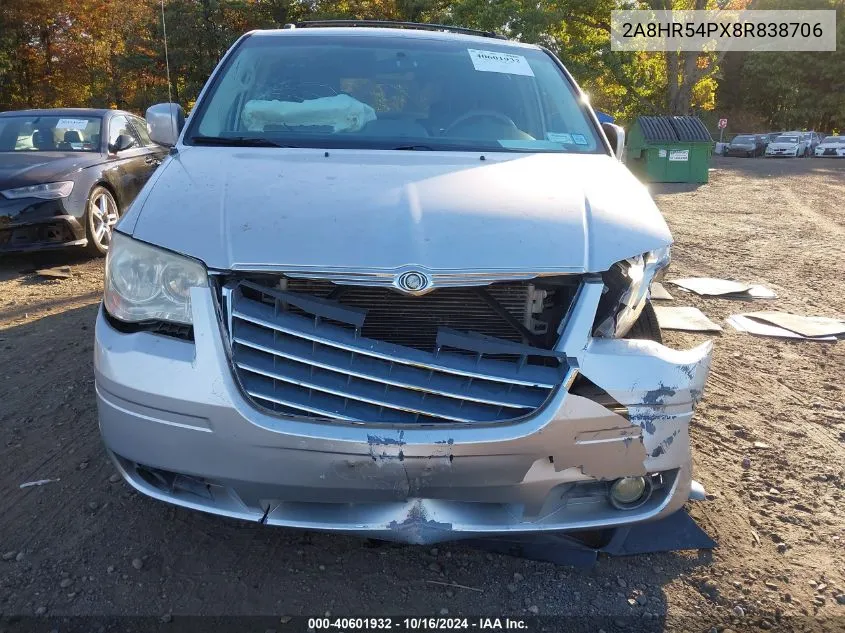 2A8HR54PX8R838706 2008 Chrysler Town & Country Touring