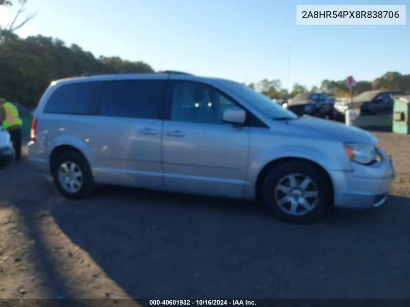 2A8HR54PX8R838706 2008 Chrysler Town & Country Touring