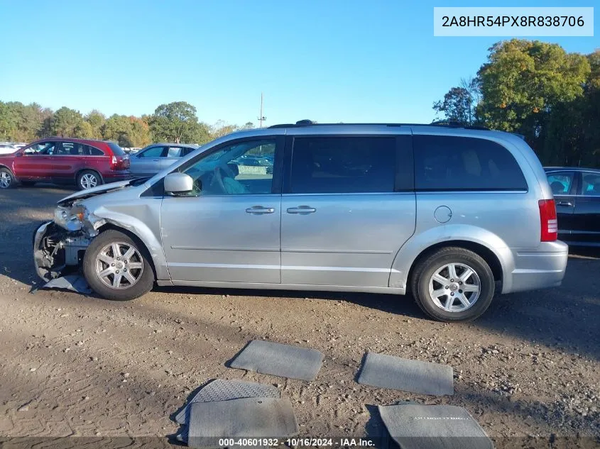 2A8HR54PX8R838706 2008 Chrysler Town & Country Touring