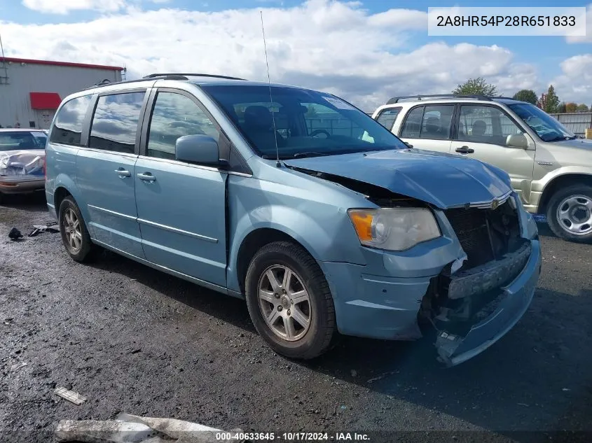 2A8HR54P28R651833 2008 Chrysler Town & Country Touring