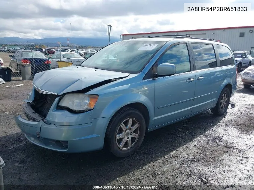 2A8HR54P28R651833 2008 Chrysler Town & Country Touring