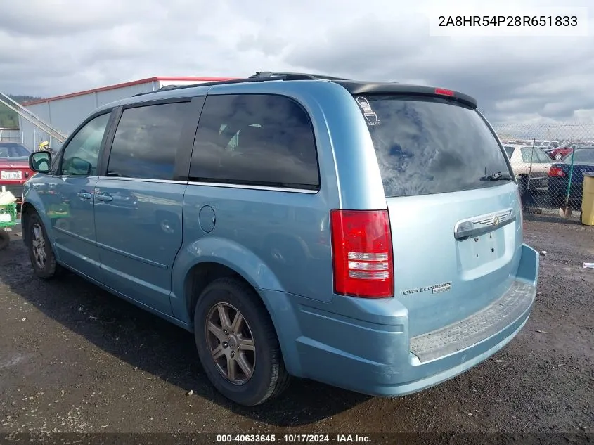 2A8HR54P28R651833 2008 Chrysler Town & Country Touring