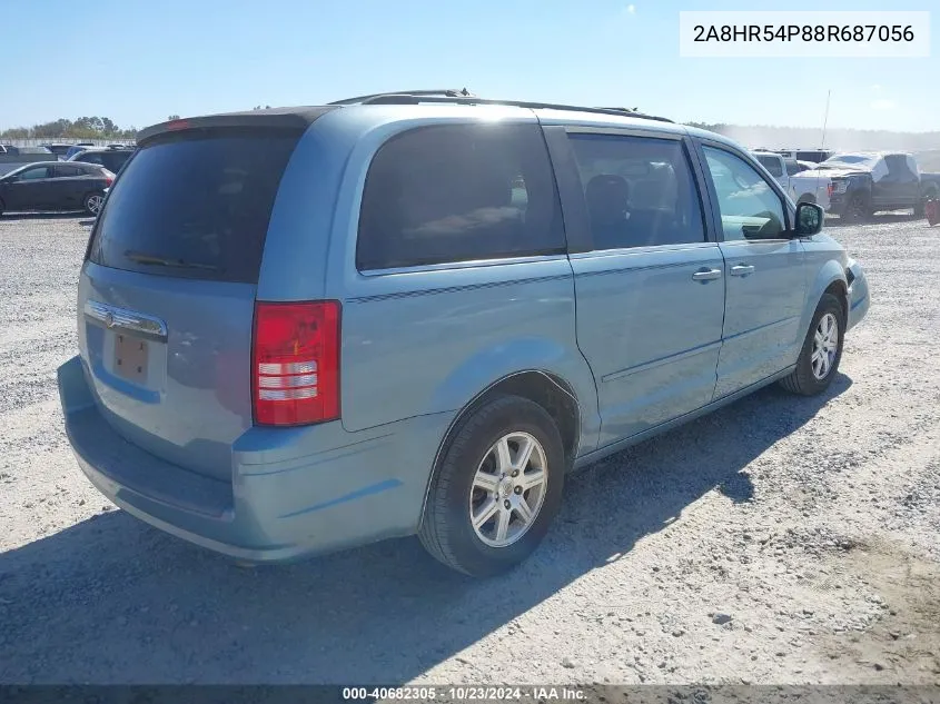 2008 Chrysler Town & Country Touring VIN: 2A8HR54P88R687056 Lot: 40682305