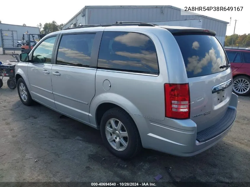 2A8HR54P38R649167 2008 Chrysler Town & Country Touring