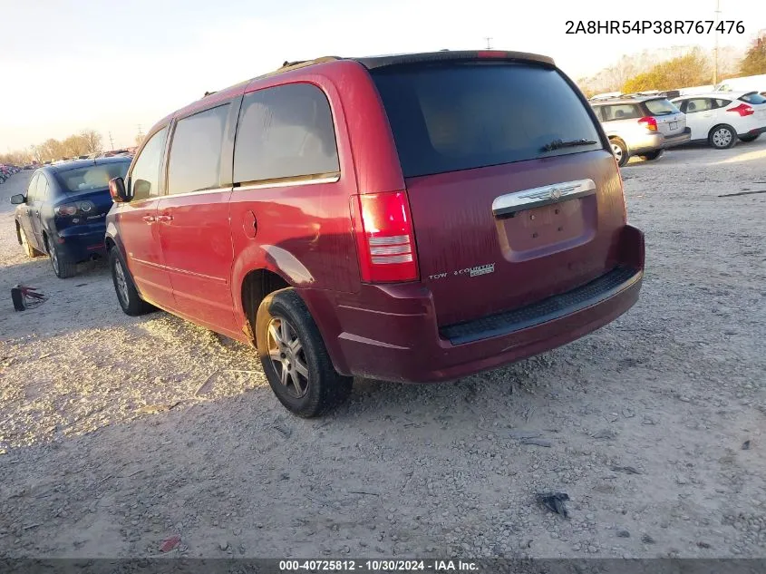 2A8HR54P38R767476 2008 Chrysler Town & Country Touring