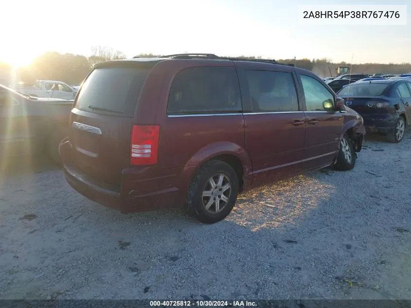 2008 Chrysler Town & Country Touring VIN: 2A8HR54P38R767476 Lot: 40725812