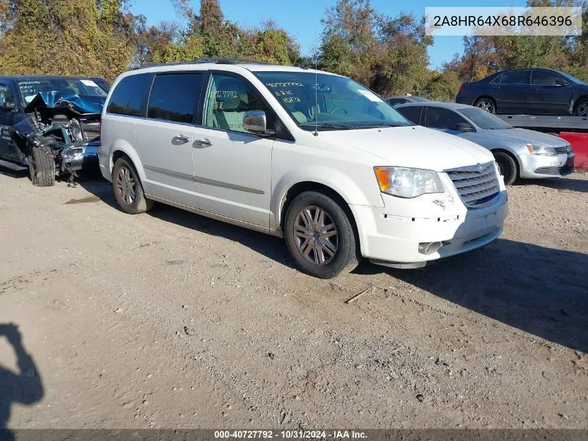 2A8HR64X68R646396 2008 Chrysler Town & Country Limited