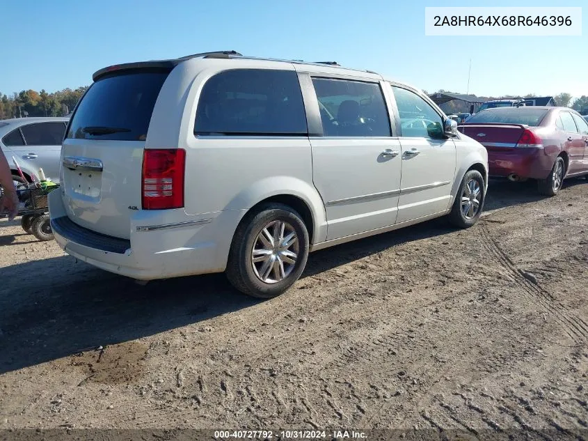 2A8HR64X68R646396 2008 Chrysler Town & Country Limited