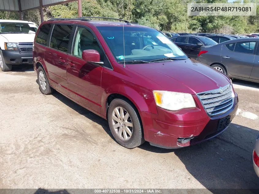 2008 Chrysler Town & Country Touring VIN: 2A8HR54P48R719081 Lot: 40732538