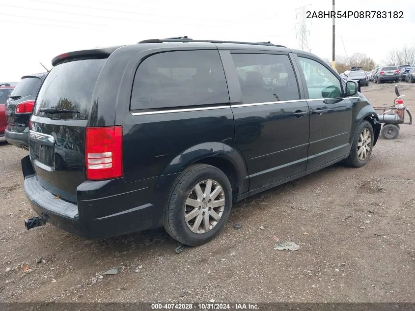 2008 Chrysler Town & Country Touring VIN: 2A8HR54P08R783182 Lot: 40742028