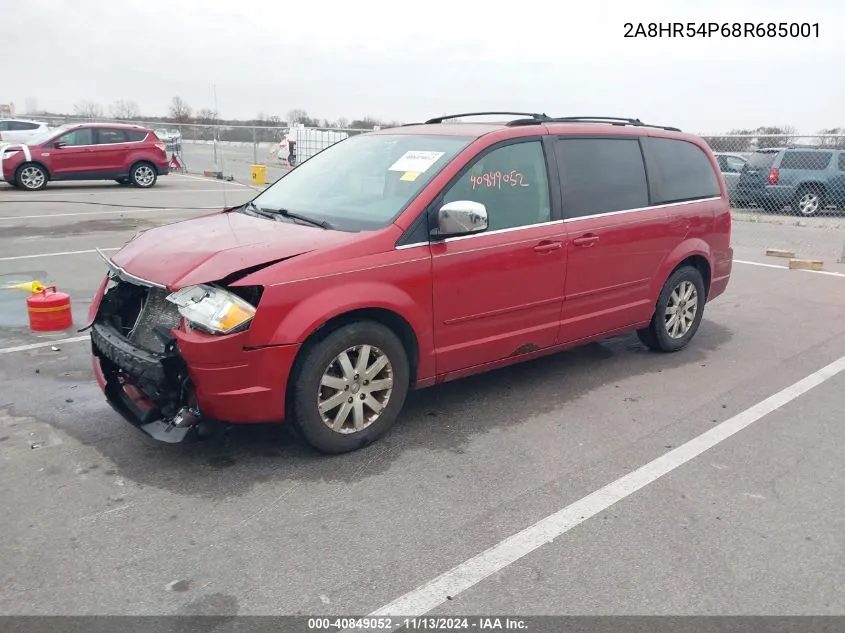 2008 Chrysler Town & Country Touring VIN: 2A8HR54P68R685001 Lot: 40849052